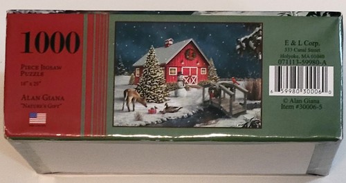 Alan Giana "Das Geschenk der Natur" 1000 Teile Puzzle Neu/Versiegelt 18" x 25" - Bild 2 von 2