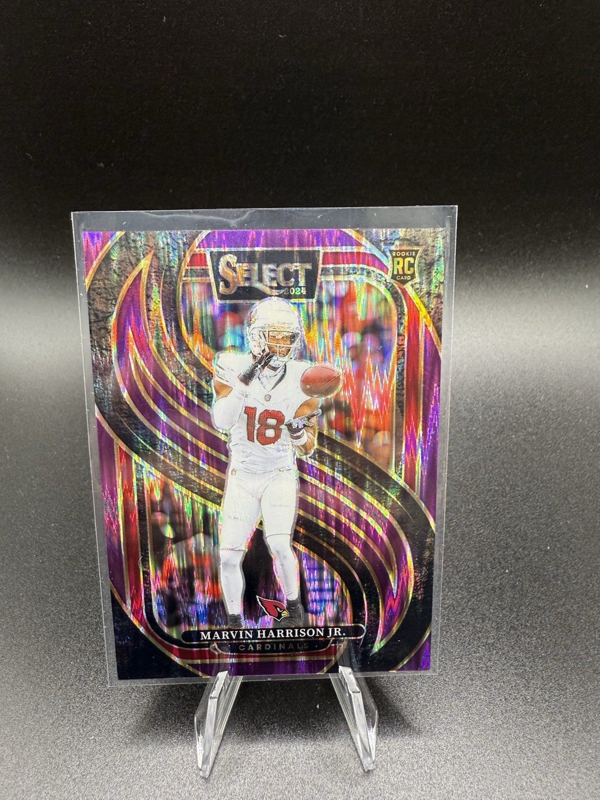 2024 Panini Select - Premier   Marvin Harrison Jr. #115 Purple Shock Prizm /360
