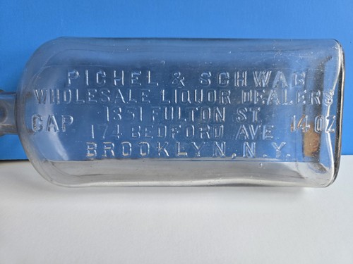 ANTIKE PICHEL &SCHWAB SCHNAPSFLASCHE - Bild 2 von 10