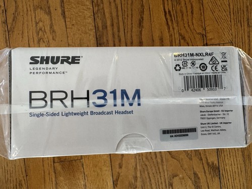 Shure BRH31M-NXLR4F Single Sided Lightweight Broadcast Headset XLR Connector - Picture 2 of 3