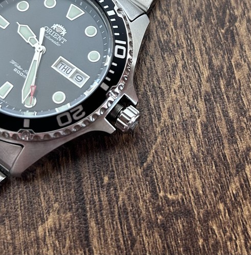 Orient FAA02004B9 reloj automático para hombres esfera negra NUEVO & EMBALAJE ORIGINAL - Imagen 3 de 11