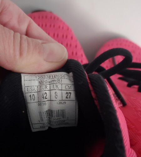 BROOKS GHOST 13 Running Shoes SPLASH PINK Sneakers Women's 10 Excellent - Picture 6 of 9