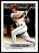 2022 Topps Jakson Reetz Rookie Washington Nationals #61