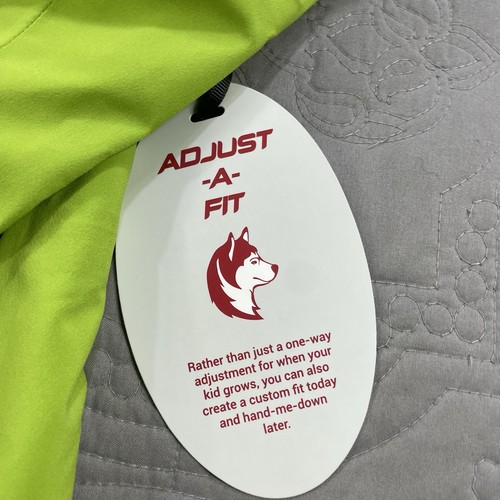 Chaqueta de esquí snowboard rígida Shred Dog verde juvenil 10 alpina nueva con etiquetas - Imagen 3 de 13