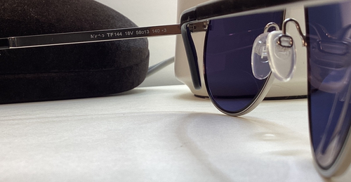 James Bond Skyfall Tom Ford Marko TF 144 18V Sonnenbrille silber blau - Bild 9 von 13