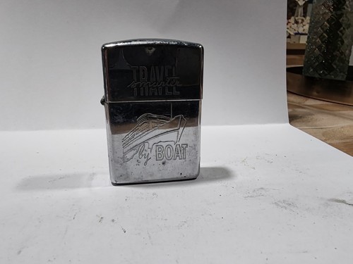 Ancien Zippo lighter chrome Apache Hélicoptère Chasseur Lire L'annonce