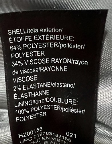 Haggar 2 Teiler Anzug Herren Sakko 50x50x50 Und Hose 44X 29 Grau - Bild 5 von 16