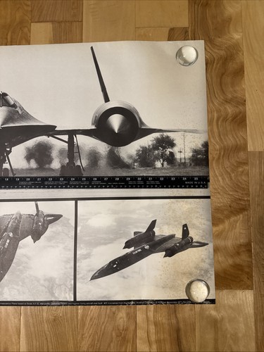 Lockheed SR-71 Amsel Strategisches Aufklärungsflugzeug Poster 24 x 36 Zoll LESEN - Bild 2 von 8