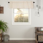 Farmhouse 16"x60" Valance Creme Rod Pocket Kitchen Window Curtains VHC Brands