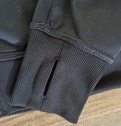 Nike Therma-FIT Fleece Full Zip Hoodie Jacke Damen kleine Daumenlöcher schwarz - Bild 5 von 10