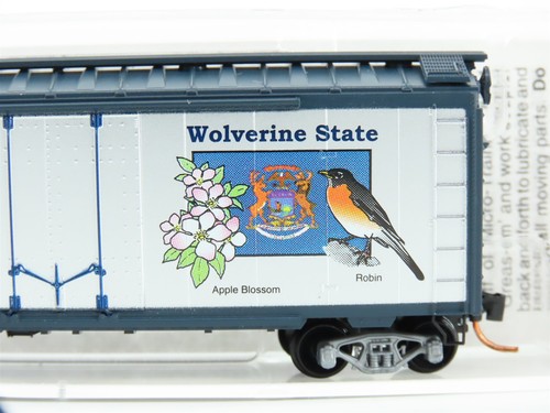 N Scale Micro-Trains MTL 02100395 MI Michigan 40' Standard Boxcar #1837 - Picture 3 of 8