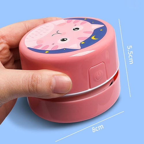 Mini Desktop Vacuum Cleaner Small Household Rubber Confetti Cleaner For Students - Afbeelding 3 van 12