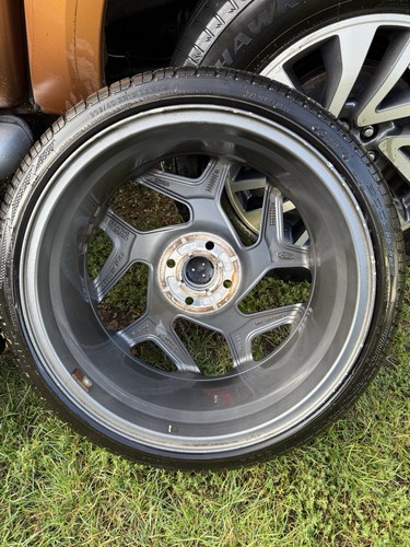 Genuine Ford Fiesta St-3 Mk8 2018 "18 ALLOY AND TYRES set of four wheels - Picture 8 of 8
