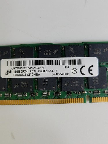 MICRON MT36KSF2G72PZ-1G4E1HI 16GB DDR3L Server Memory 2Rx4 - Picture 3 of 3