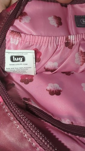 Lug Switch Convertible Crossbody RFID Bag & Peekaboo Wristlet Shibori Wine - Picture 5 of 8
