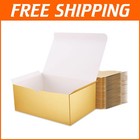Sturdy 30-Pack Gold Gift Boxes with Lids - Ideal for Weddings and Celebrations