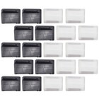 Holder per cavi auto adesivi multiuso 100pcs (come mostrato)