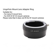 Mount Lens Adapter Ring for Leica R Mount Lens to for EOS M EF-M Mount Camera