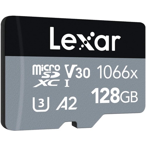 Lexar 1066x Karta pamięci MicroSDXC z adapterem 128GB 3 sztuki - Zdjęcie 4 z 4