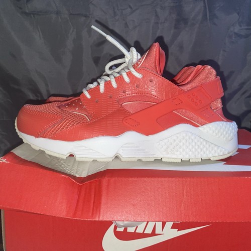 Women's Nike Air Huarache Run SE Coral White Size 9 Running Fashion 859429 800 - Picture 5 of 12