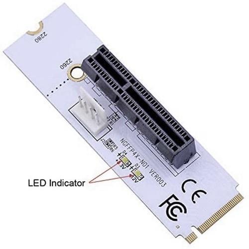 Combo carte PCIe 1 à 4 PCI Express 16X Slots Riser pour Bitcoin Mining Min9652 - Photo 5/7
