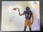Joey Porter Jr Signed Custom 11x14 Photo Pittsburgh Steelers Terrible Towel JSA