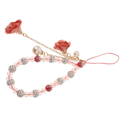 Handykette Gipsblume Damen Telefon Charme Lanyard DIY-Telefon-Charme
