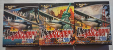Flight Simulator MEGASCENERY USA 2004 Volume 1-3 Big Box PC Game Mega Scenery