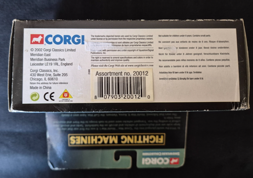 CORGI CS90079 SHOWCASE COLLECTION FIGHTING MACHINES M4 SHERMAN TANK EL ALAMEIN - Picture 7 of 9