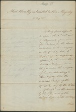 KING GEORGE IV (GREAT BRITAIN) - DOCUMENT SIGNED 08/20/1823