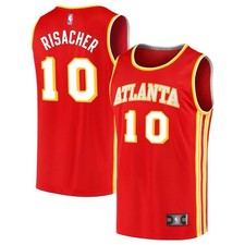 Nike Youth Atlanta Hawks Zaccharie Risacher #10 Swingman Icon Jersey New W/Tags