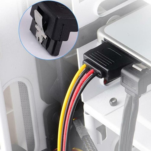 IDE Molex to 2 SATA Power Cable Splitter Adapter 1 2 D9W5 15 S8 FAS Male Pi S5K6 - Picture 4 of 12