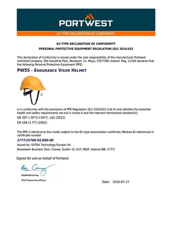 Portwest Endurance Visierhelm Orange | PW55 - Bild 48 von 48