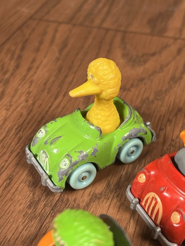 Vintage Playskool Sesame Street Diecast Metal Cars Lot - Picture 7 of 8