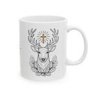  Deer & Cross Ceramic Mug | Religious Gift, Outdoor Lover or Hunter 11oz or 15oz