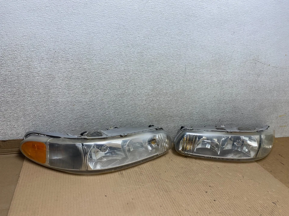 1997-2005 Buick Century Left+Right Side Headlights Halogen U2607 DW - Image 3 of 4