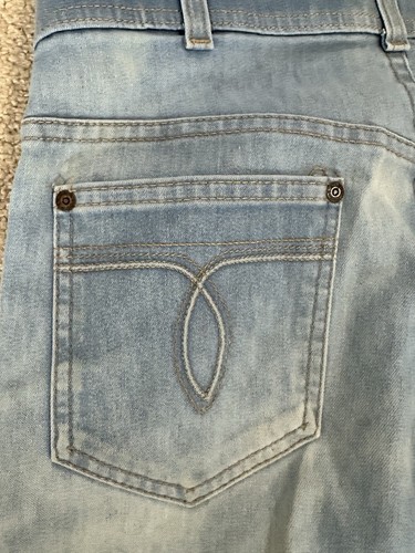 70s Vintage Levis With Skosh More Room Orange Tab Men 33x34 (31x30) Grunge Blue - Picture 13 of 14