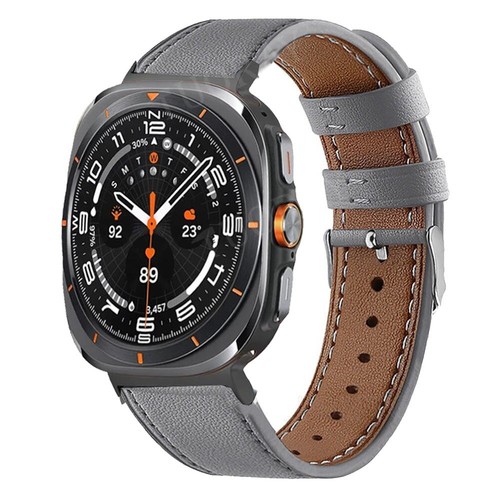 Leather Strap For Samsung Galaxy Watch 8/Classic/Ultra 47mm Sports Bracelet Band - Picture 34 of 50