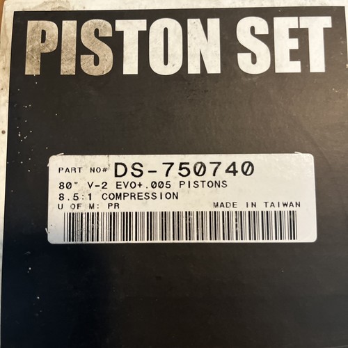 Juego de pistones DRAG SPECIALTIES 80” V-2 EVO+ .005 DS-750740 - Imagen 2 de 7
