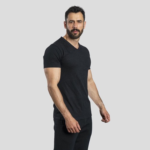 AoA Men's Royal Alpaca V-Neck Shirt: Light, Wicking Outdoor Ecological Layer ... - Picture 6 of 8