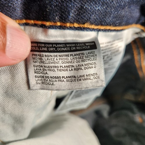 Levi's 505 Jeans Men's 31X31 (Tag 31X32) Blue Straight Regular Fit - Picture 8 of 18