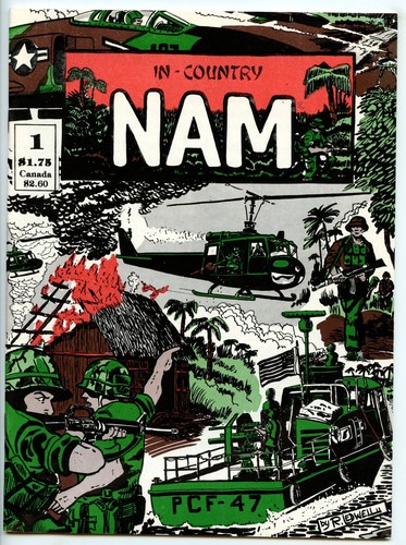 In Country Nam #1 1986 Survival Art Press Comics Sehr guter Erhaltungszustand Comic Buch Krieg