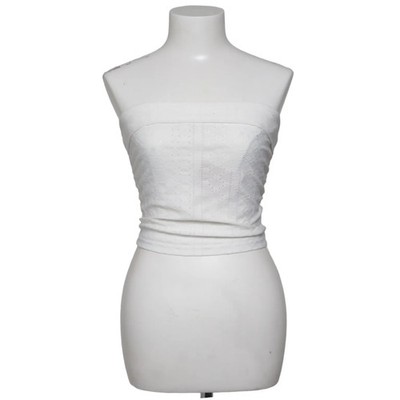 Tube Top, Größe: S, Weiß, Spitze, Damen #RSs