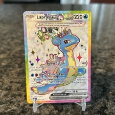 Lapras ex 158/142 Sv07: Stellar Crown Pokémon TCG - NM (B)