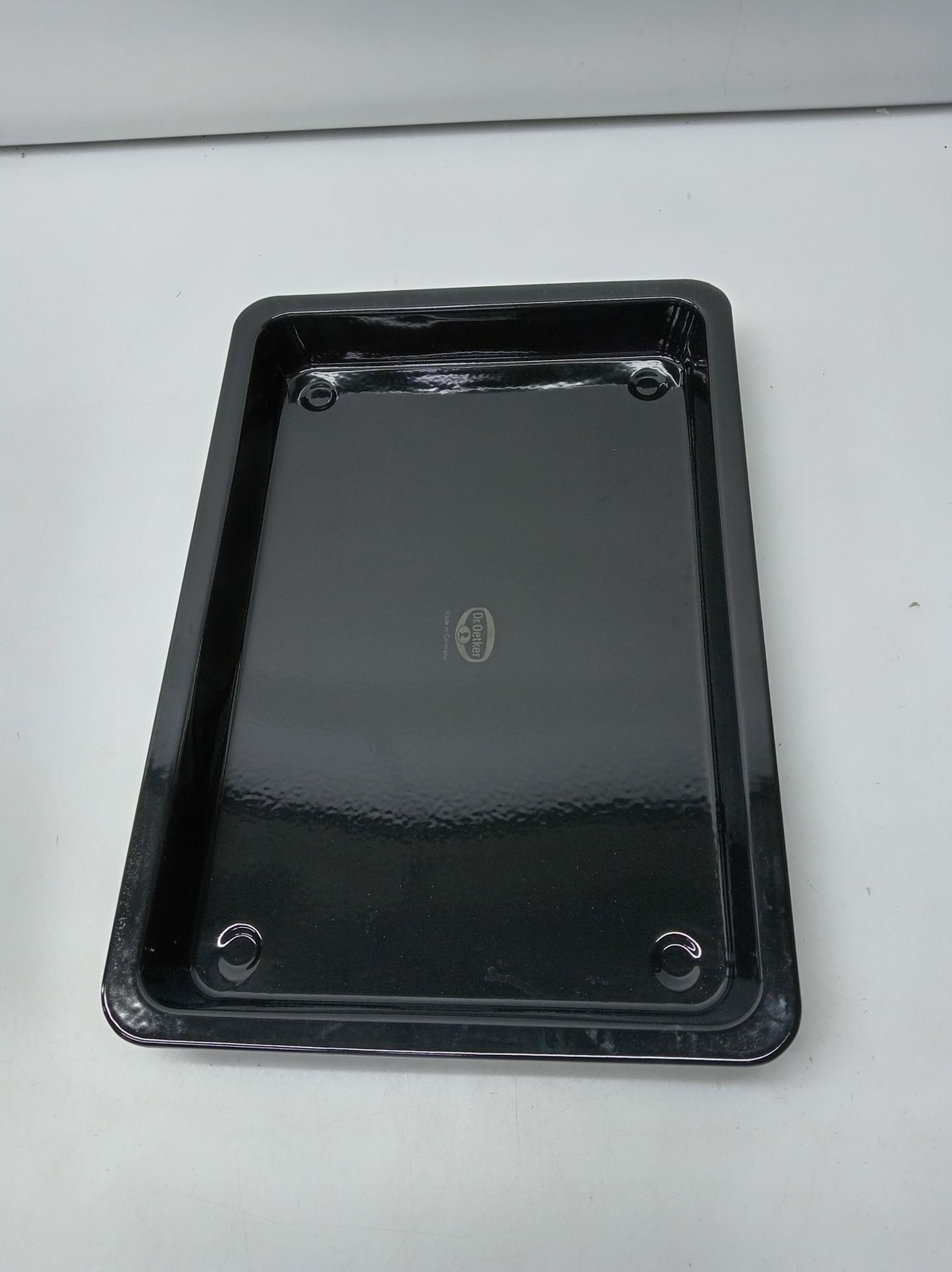 Dr. Oetker Bandeja de hornear rectangular 42 x 29 x 4 cm Back-Idee - Bandeja de pizza esquinera