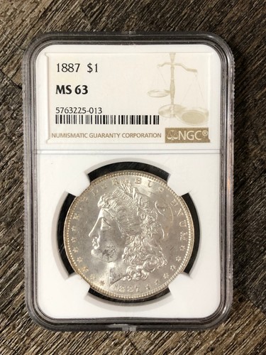 Beautiful Toned 1887 P Morgan Silver Dollar $1 NGC MS63 Toning Fast Ship! - Picture 2 of 24
