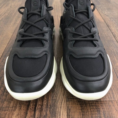 Ecco Womens Elo Sneaker Black Size 9-9.5 EU 40 Full Grain Leather Upper Modern - Picture 5 of 16