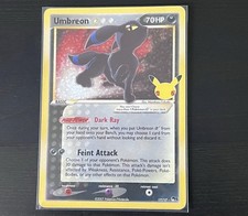 Pokemon Celebrations Umbreon Gold Star #17/17 Classic Collection (NM)