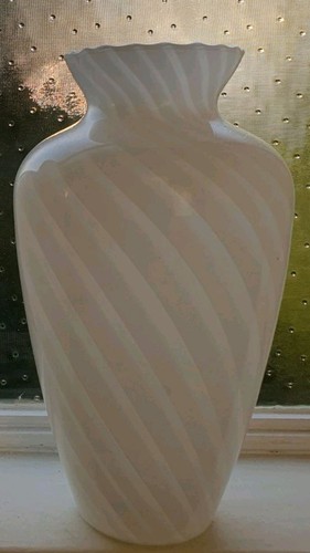 🔶️VINTAGE MCM POSTMODERN ITALIAN MURANO GLASS VETRI SOMMERSO A CANNE VASE  - Bild 1 von 11