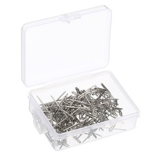 100 Pack Sewing Pins Needle Straight Quilting T-Pin for DIY Craft Silver 1.25"